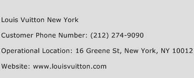 louis vuitton nyc customer service.